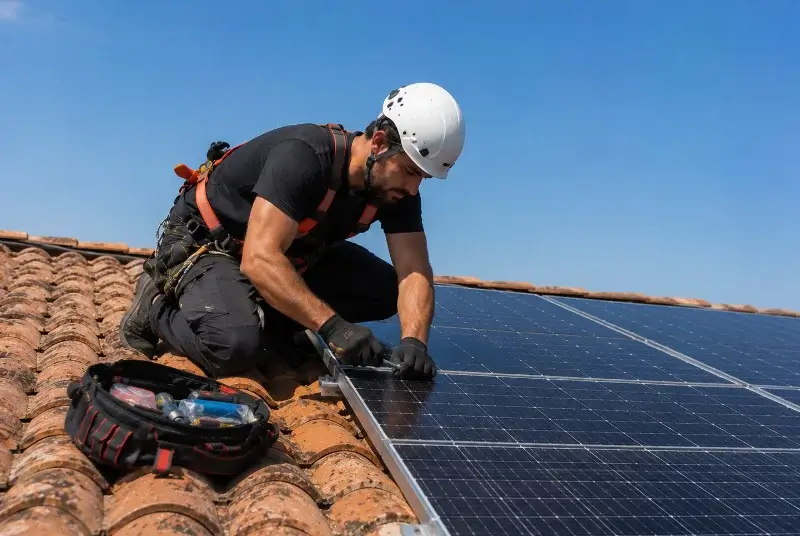 Maintenance et monitoring de panneaux solaires à Rivières